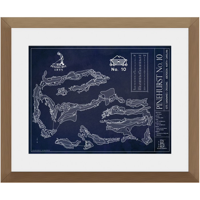 Pinehurst - No 10 - 12x16" Framed Print