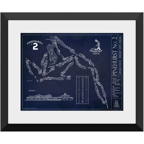 Pinehurst - No 2 - 12x16" Framed Print