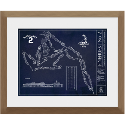 Pinehurst - No 2 - 12x16" Framed Print