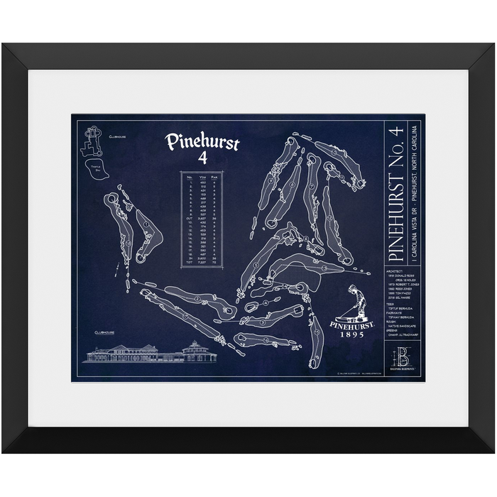 Pinehurst - No 4 - 12x16" Framed Print