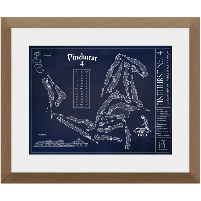 Pinehurst - No 4 - 12x16" Framed Print