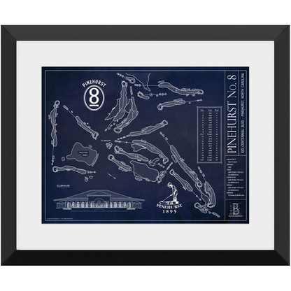 Pinehurst - No 8 - 12x16" Framed Print