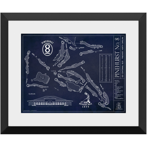 Pinehurst - No 8 - 12x16" Framed Print