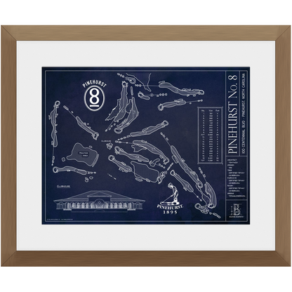 Pinehurst - No 8 - 12x16" Framed Print