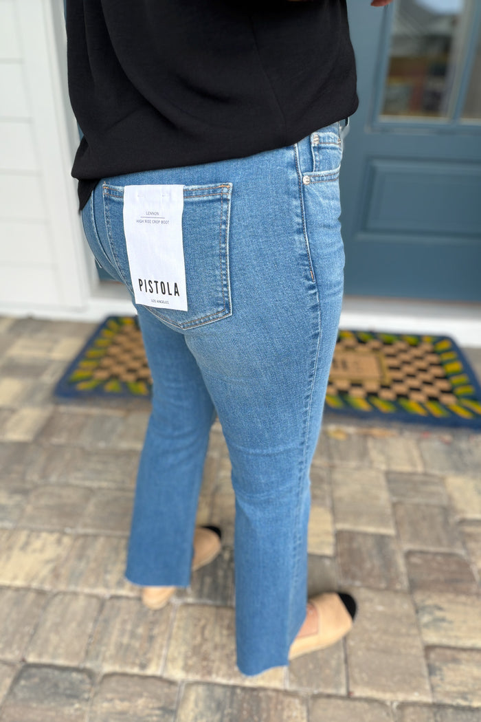 PISTOLA: ennon High Rise Boot Jean - Ami