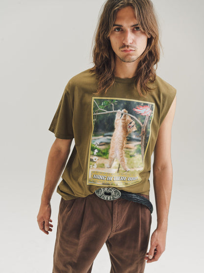 Plantoon Green 'Hang In There' Jersey One Arm T-Shirt | Phipps | DEPARTAMENTO
