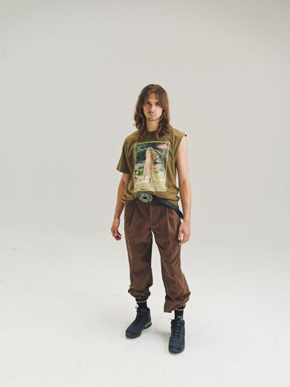 Plantoon Green 'Hang In There' Jersey One Arm T-Shirt | Phipps | DEPARTAMENTO