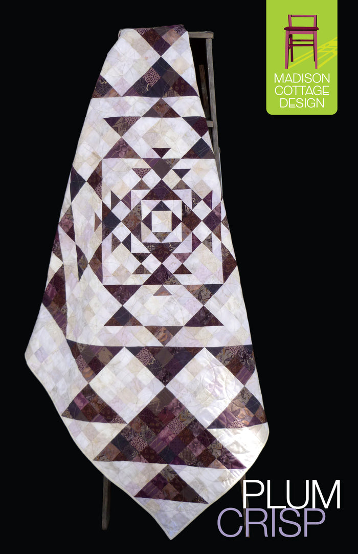 Plum Crisp Quilt Pattern by Madison Cottage Design