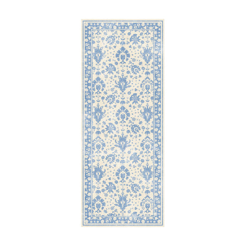 Prairie Silky Soft Washable Runner Sapphire 80x200cm