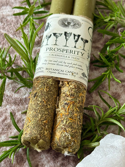 PROSPERITY RITUAL CANDLE | Manifestation + Abundance