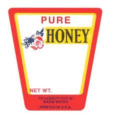 Pure Honey Label Roll C/250