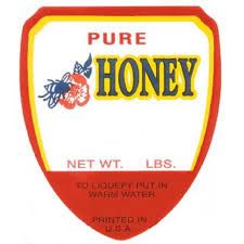 Pure Honey Label Roll C/250