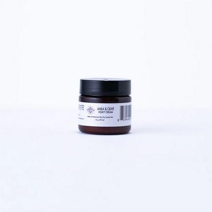 A mini jar of amla heavy cream