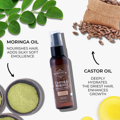Qhemet Biologics Castor & Moringa Softening Serum 2oz