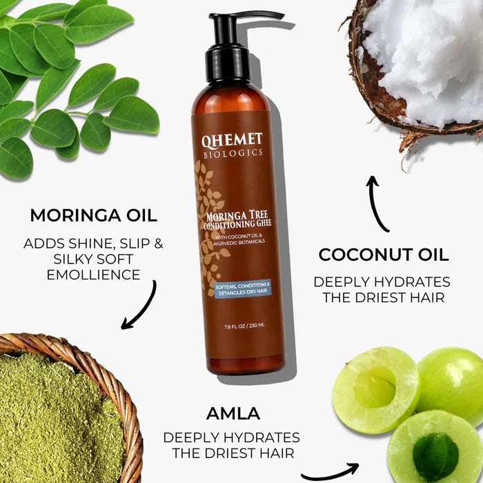 Qhemet Biologics Moringa Tree Conditioning Ghee