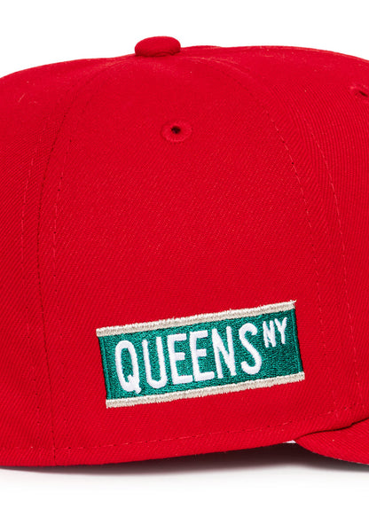 QUEENS New York Red 5950 Fitted
