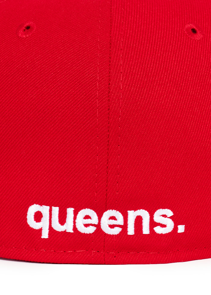 QUEENS New York Red 5950 Fitted