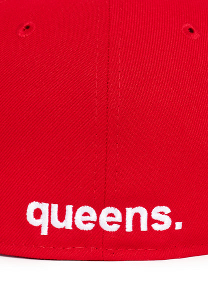 QUEENS New York Red 5950 Fitted