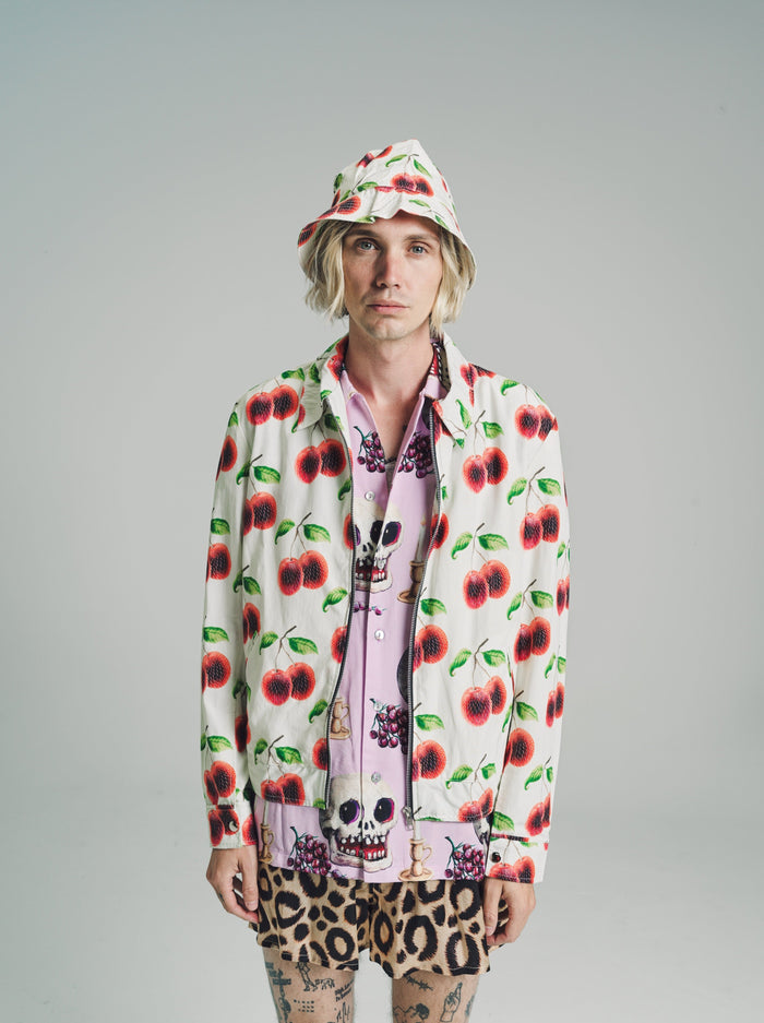 Rambutan White Tencel Bucket Hat | Endless Joy | DEPARTAMENTO