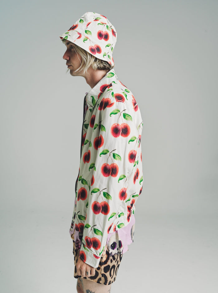 Rambutan White Tencel Bucket Hat | Endless Joy | DEPARTAMENTO