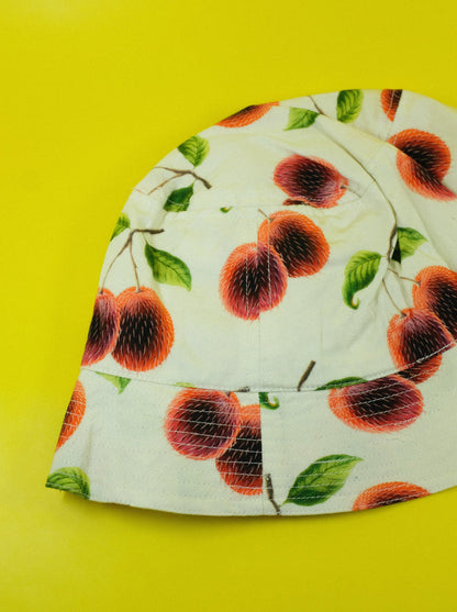 Rambutan White Tencel Bucket Hat | Endless Joy | DEPARTAMENTO