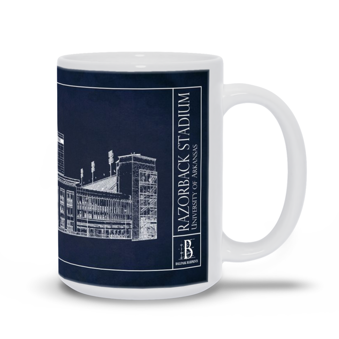 Razorback Stadium Ceramic Mugs