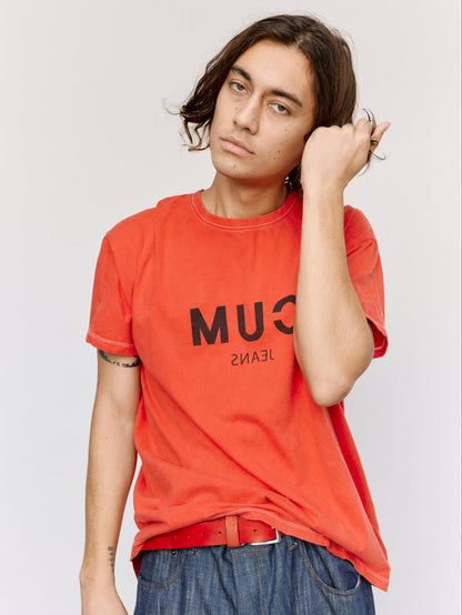 Red Cotton Cum Tee
