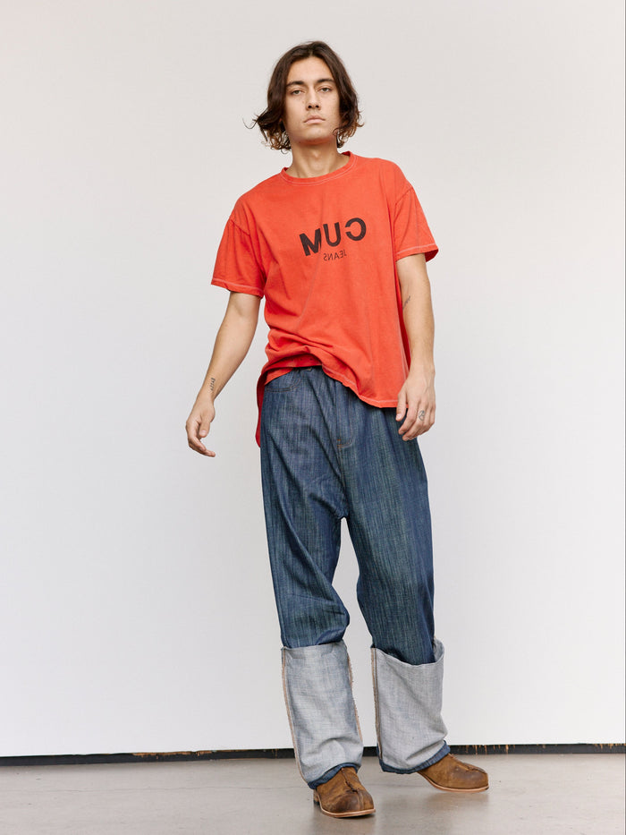 Red Cotton Cum Tee