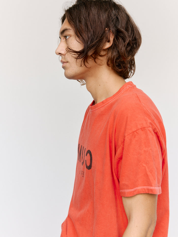 Red Cotton Cum Tee