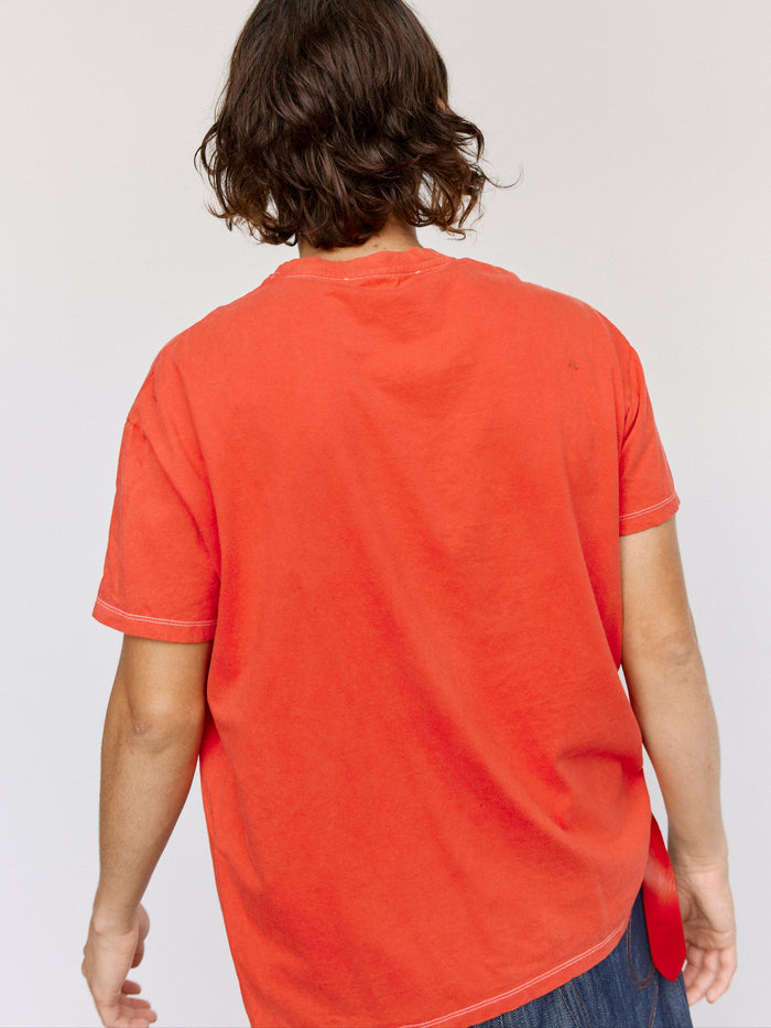Red Cotton Cum Tee