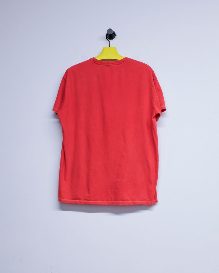 Red Cotton Cum Tee