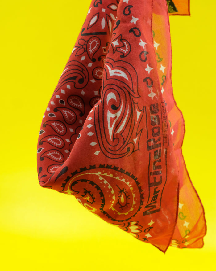 Red Cotton Paisley Local Hero Bandana | Martine Rose | DEPARTAMENTO