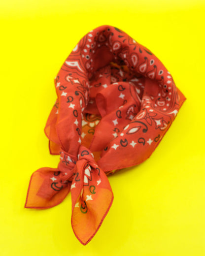 Red Cotton Paisley Local Hero Bandana | Martine Rose | DEPARTAMENTO