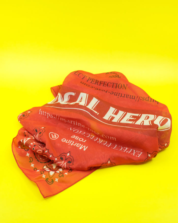 Red Cotton Paisley Local Hero Bandana | Martine Rose | DEPARTAMENTO