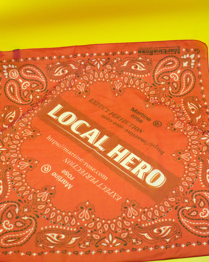 Red Cotton Paisley Local Hero Bandana | Martine Rose | DEPARTAMENTO