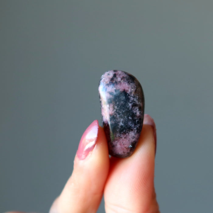 rhodonite tumbled stone