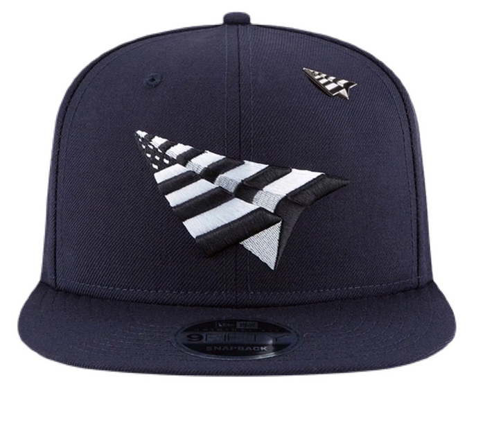 Roc Nation Paper Planes Navy Grey UV 950 Snap Back