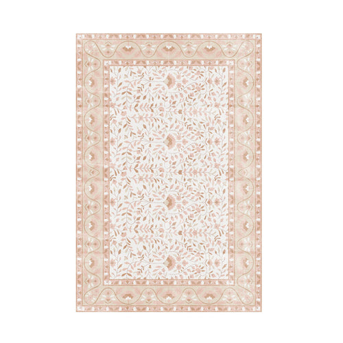 Roselle Silky Soft Washable Doormat Rose Quartz 60x90cm