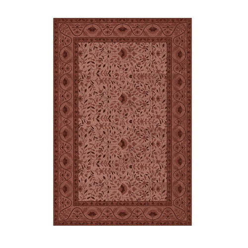 Roselle Silky Soft Washable Doormat Sangria 60x90cm