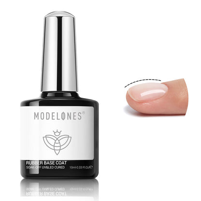 Rubber Base Coat 10ml Top&Base Coat MODELONES #clear