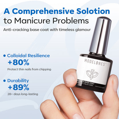 Rubber Base Coat 10ml Top&Base Coat MODELONES #clear