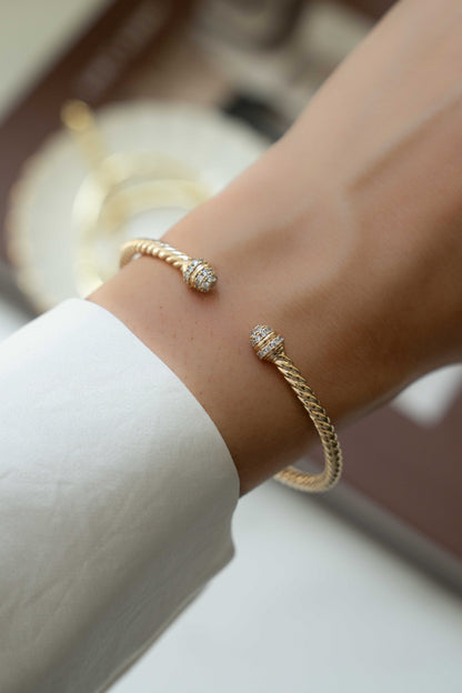 Twisted Bangle Cuff