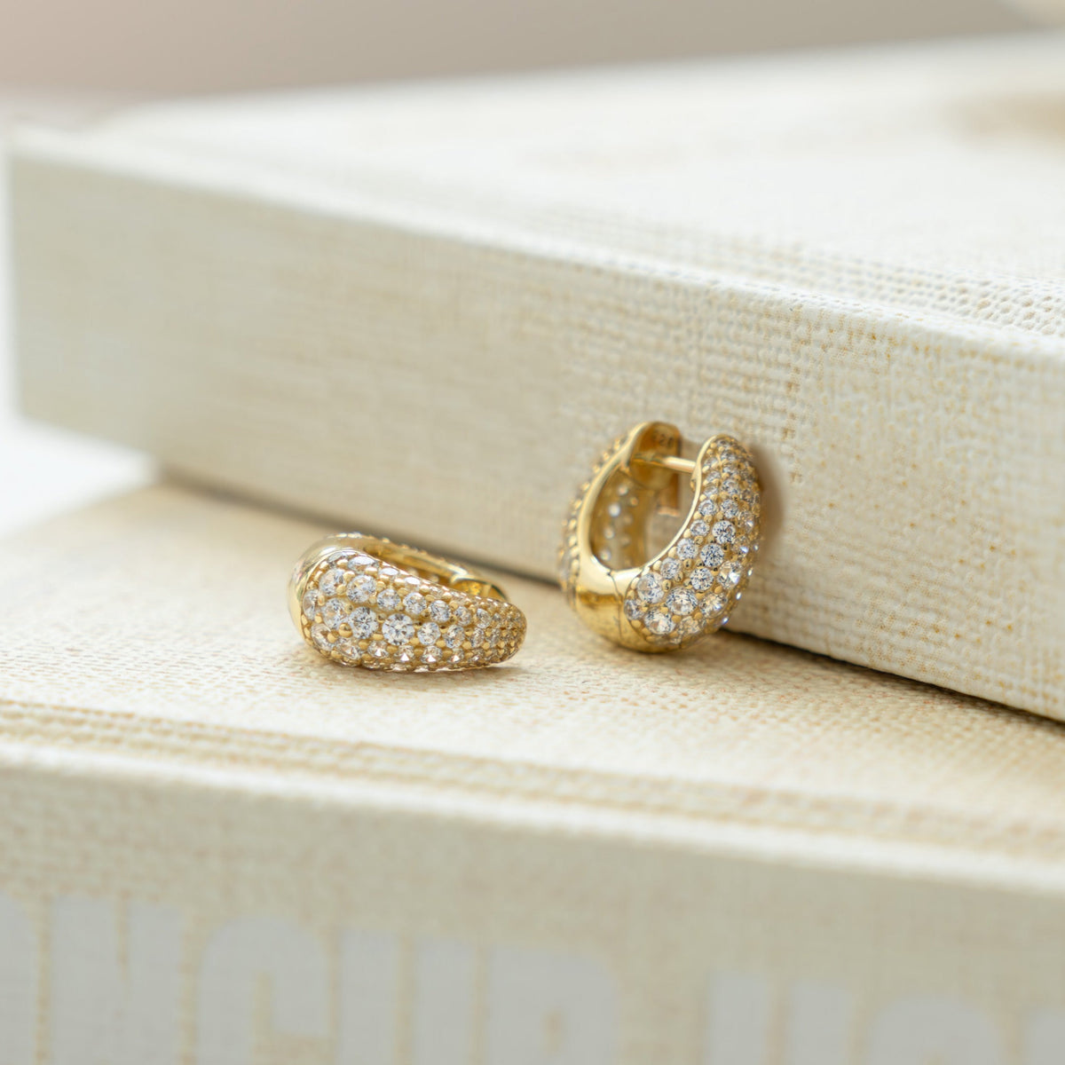 Basket Pave Hoops