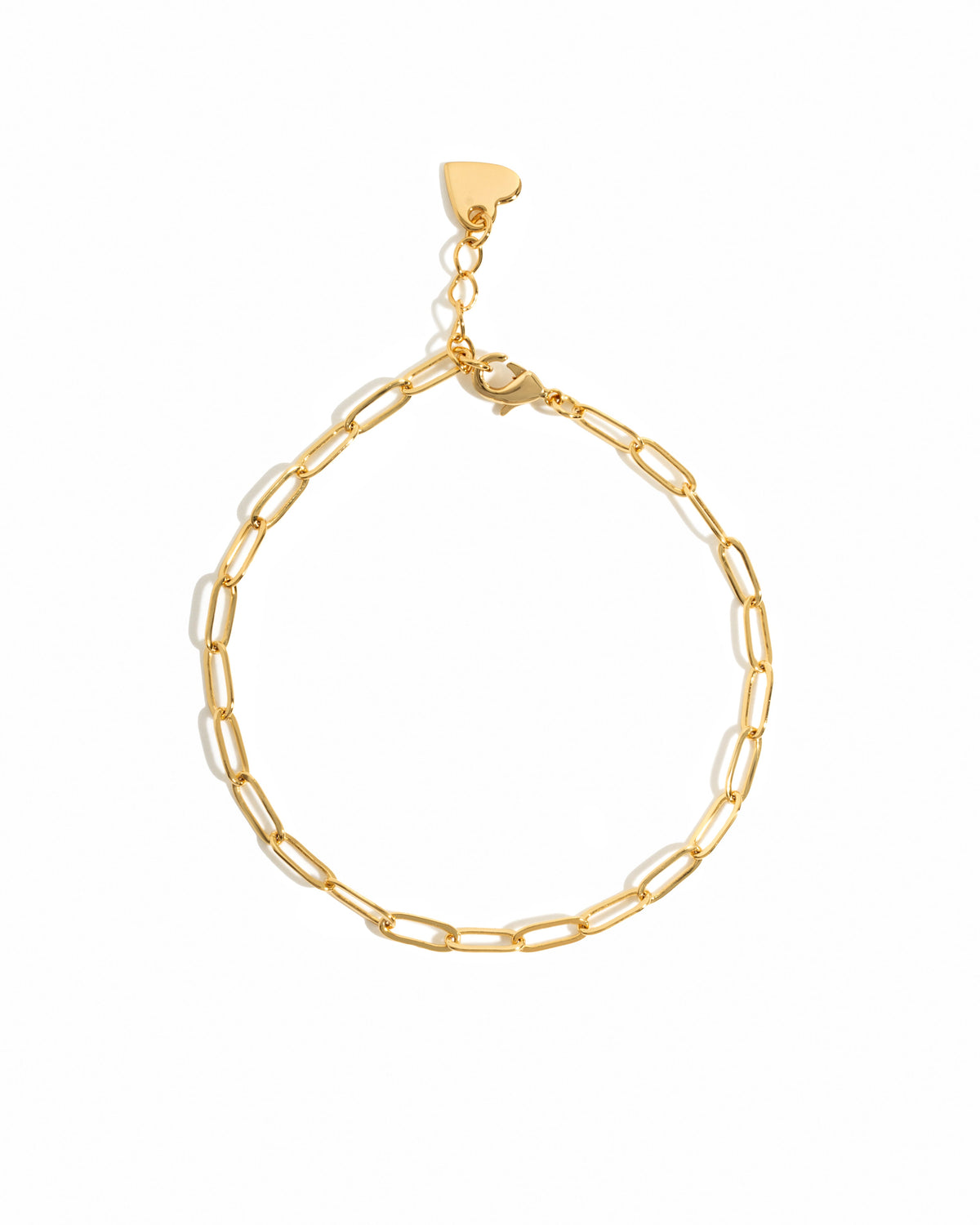 Small Paperclip Anklet
