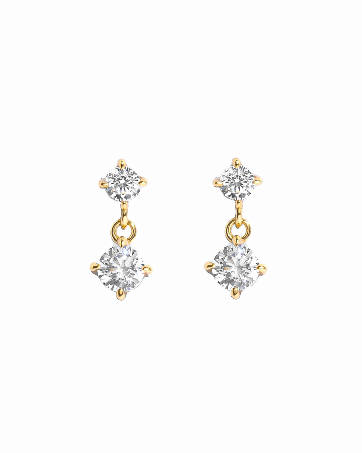 CZ Charm Studs