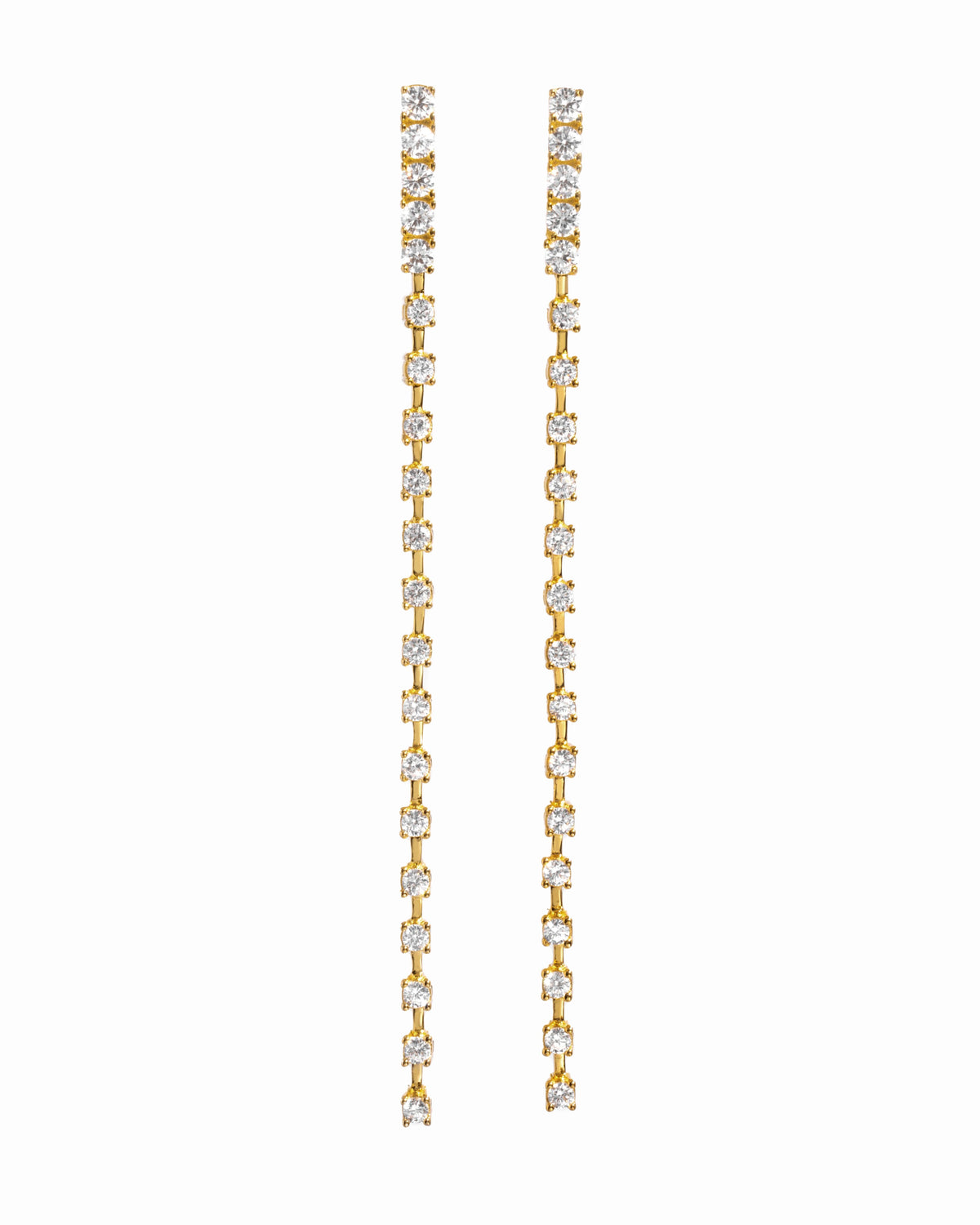 Diamond Line Earrings