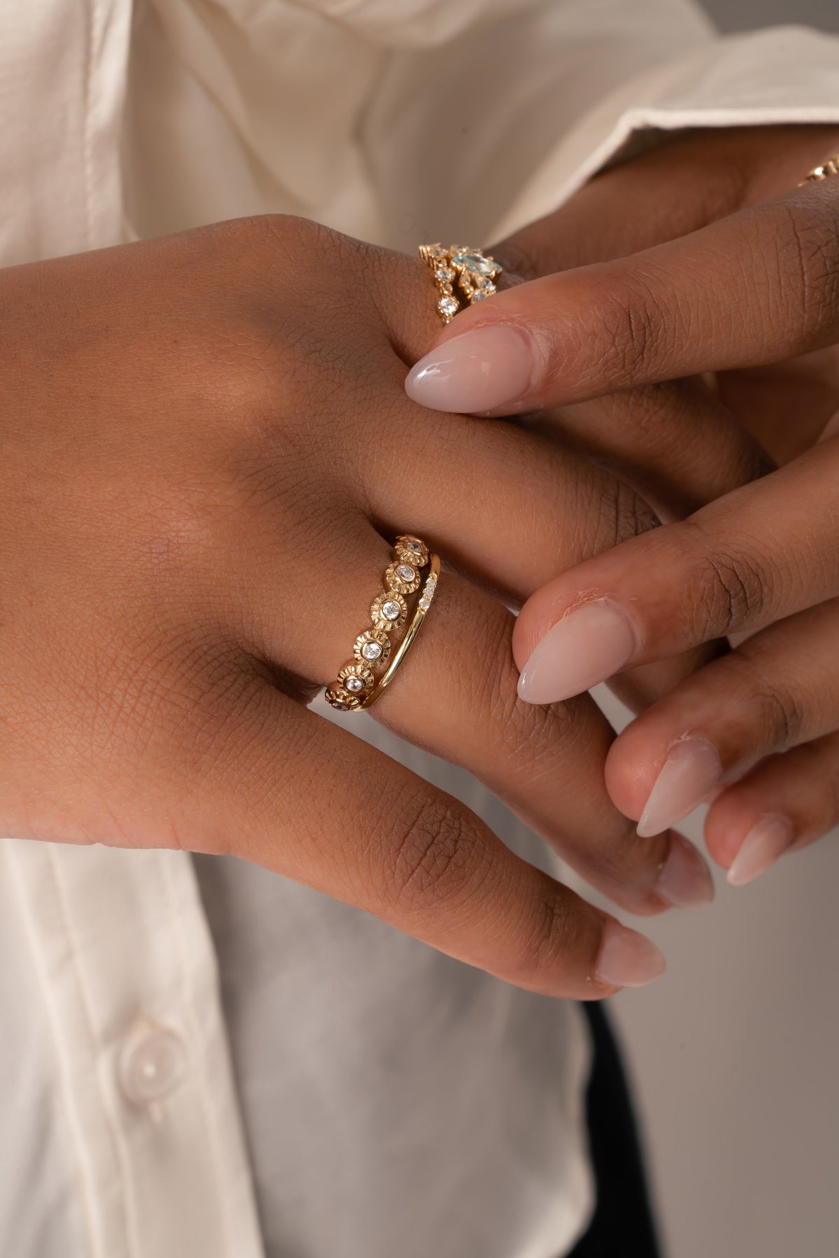 Bezeled Stacking Ring