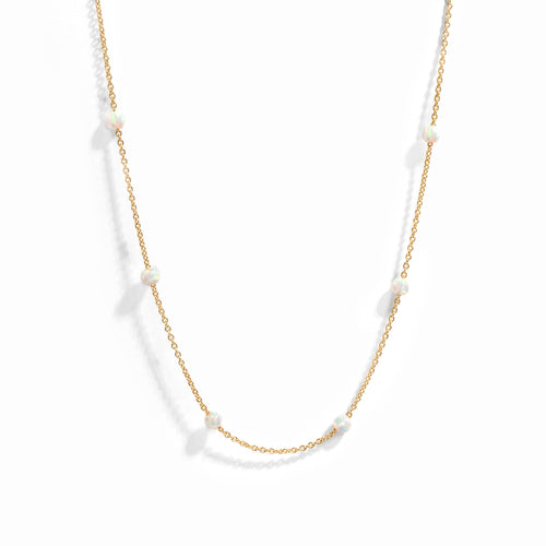 Opal Beaded Necklace