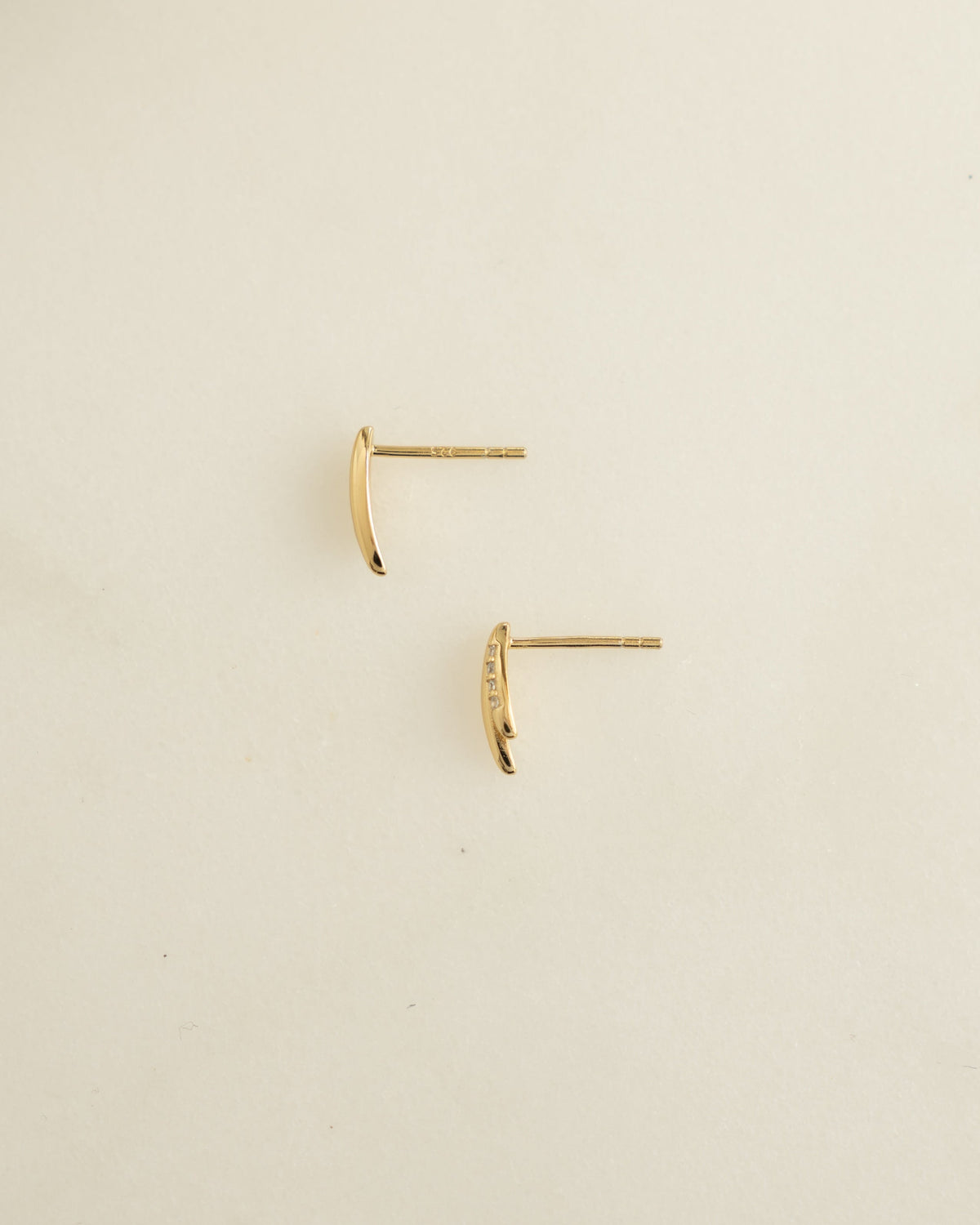 Dainty Double Line Studs