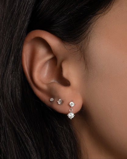 CZ Charm Studs